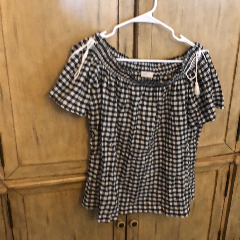 Loft off the shoulder top